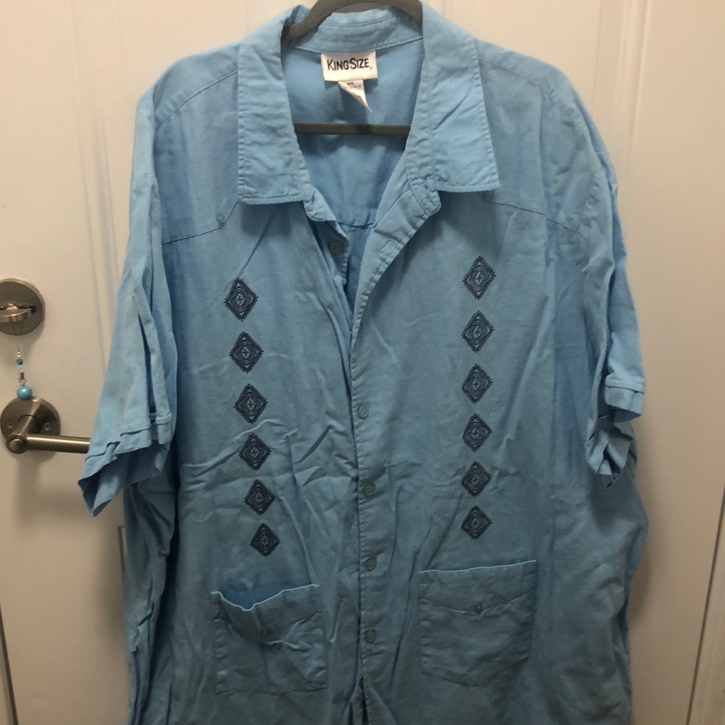 Patterned Button Down Top